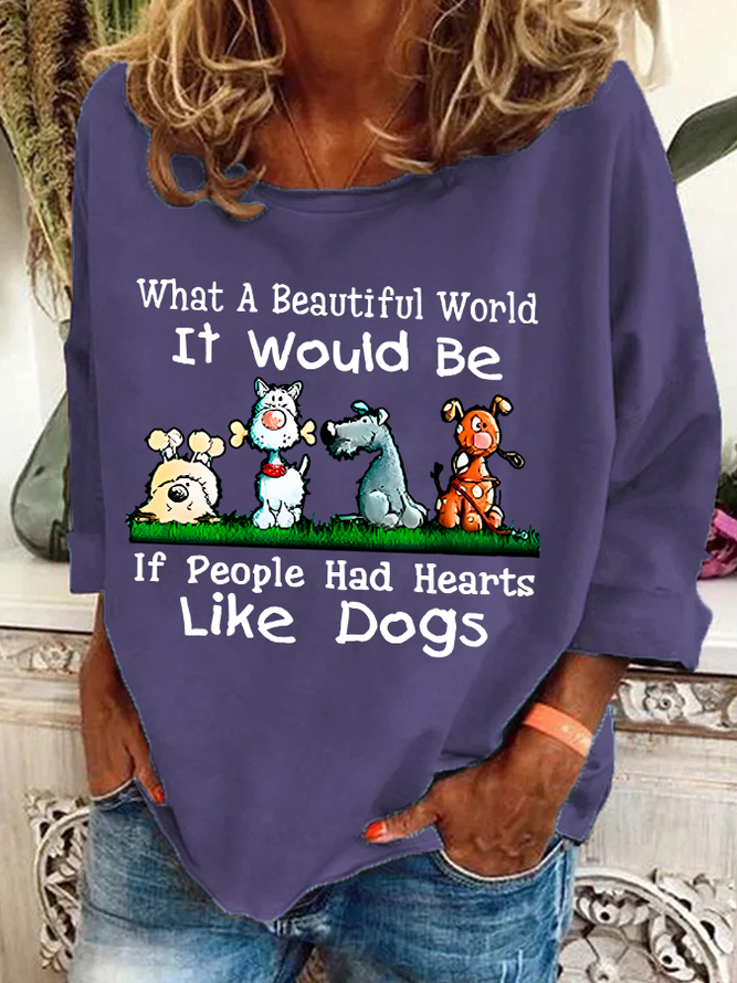 Dog Lovers Casual Sweatshirt