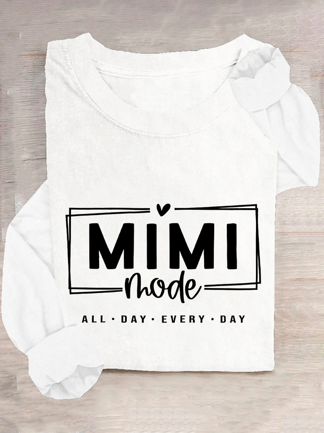 Mimi Mode All Day Every Day Casual Long Sleeve Shirt