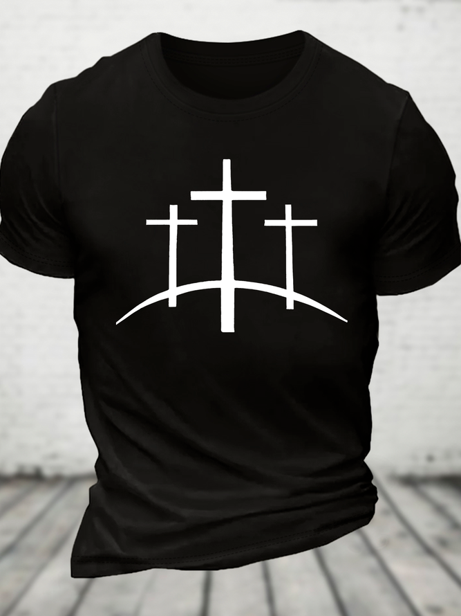 Jesus Faith Cross Cotton T-Shirt