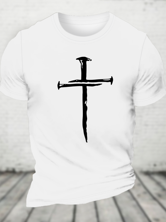 Faith Cross Cotton T-Shirt
