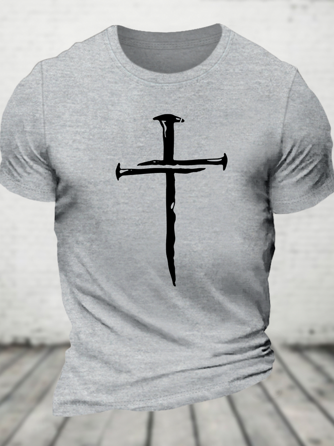 Faith Cross Cotton T-Shirt