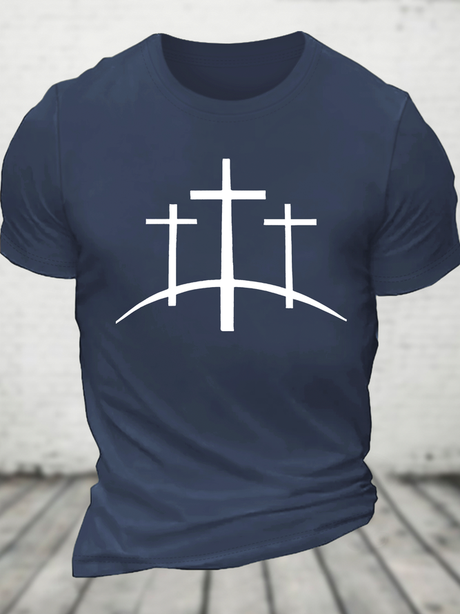 Jesus Faith Cross Cotton T-Shirt