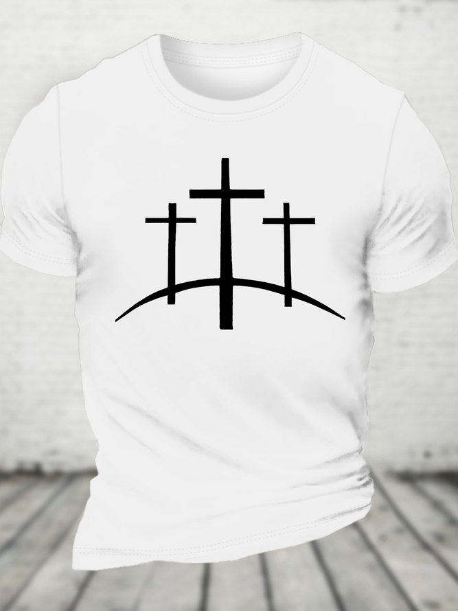 Jesus Faith Cross Cotton T-Shirt