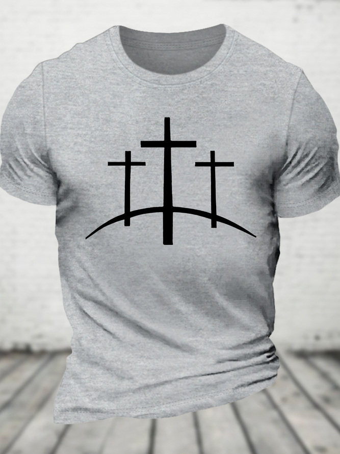 Jesus Faith Cross Cotton T-Shirt