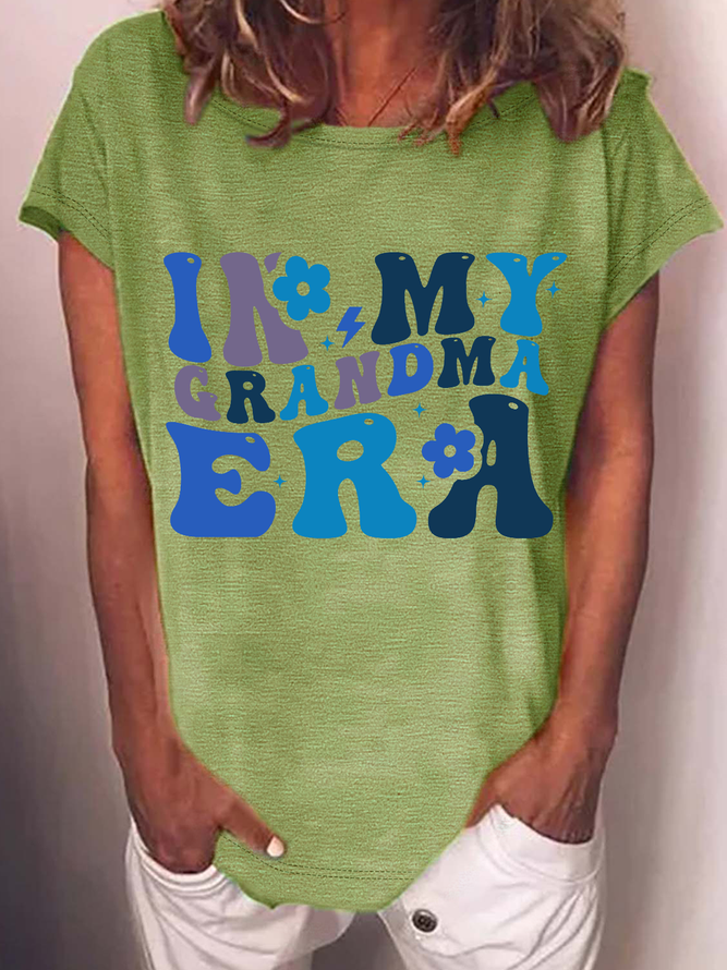 In My Grandma Era Cotton-Blend T-Shirt