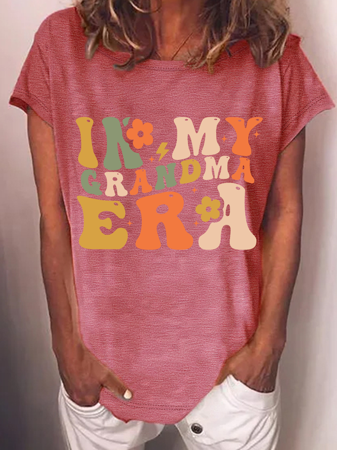 In My Grandma Era Cotton-Blend T-Shirt