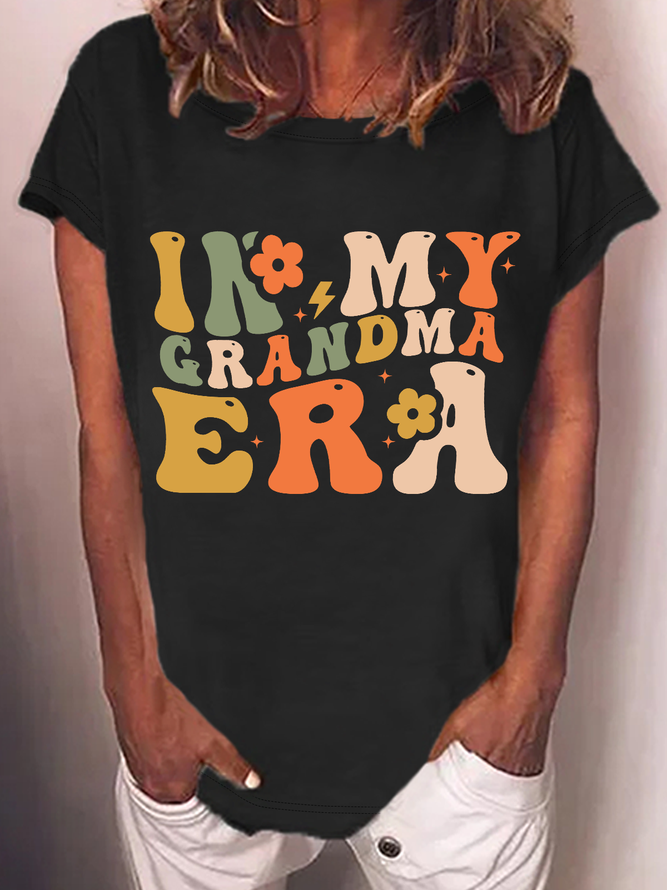 In My Grandma Era Cotton-Blend T-Shirt