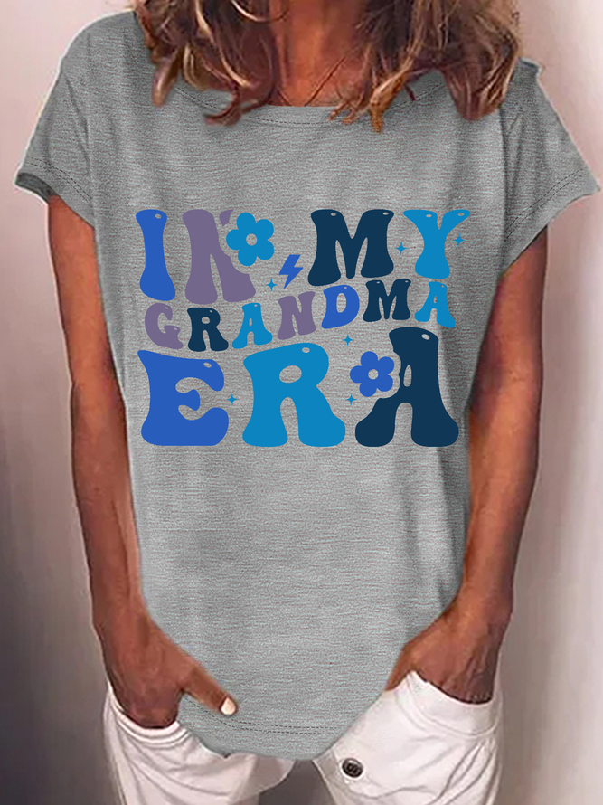 In My Grandma Era Cotton-Blend T-Shirt