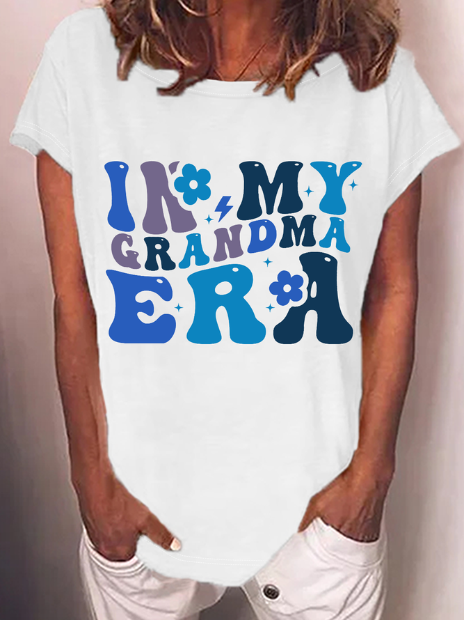 In My Grandma Era Cotton-Blend T-Shirt