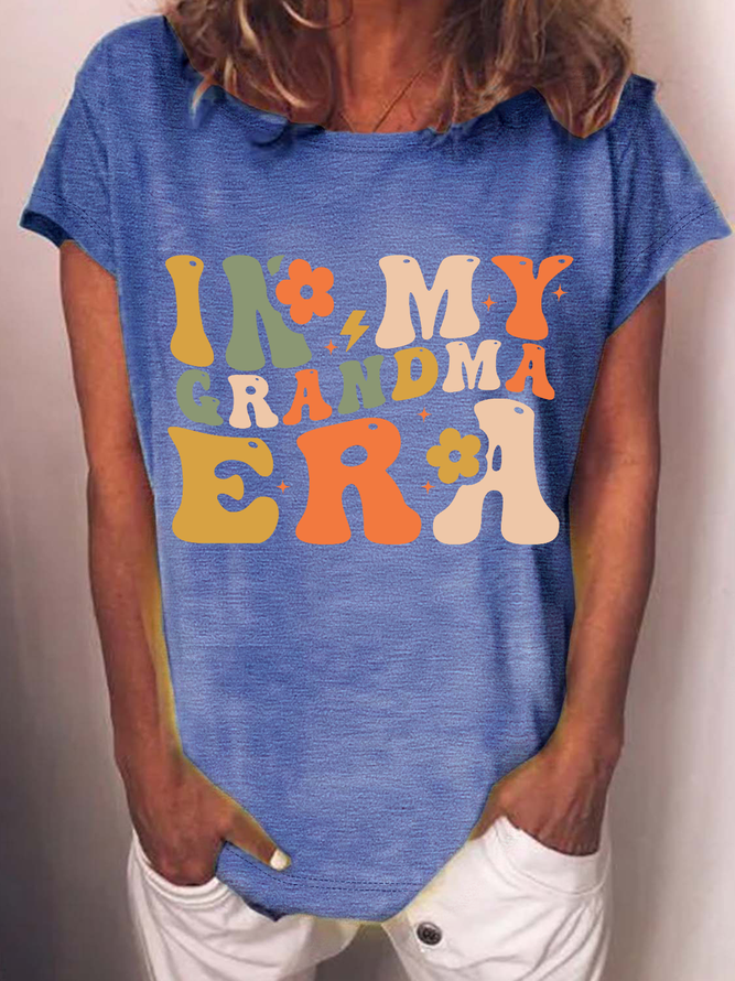 In My Grandma Era Cotton-Blend T-Shirt
