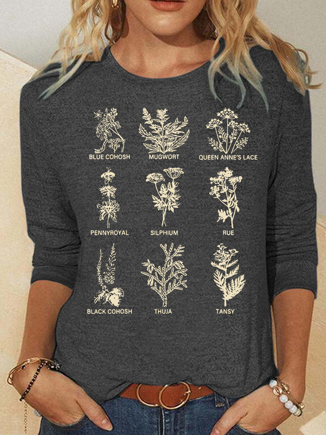 Womens Rights Pro Choice F The Patriarchy My Body My Choice Abortion Plant Tshirt Pro Choice Herbs Casual Long Sleeve Shirt