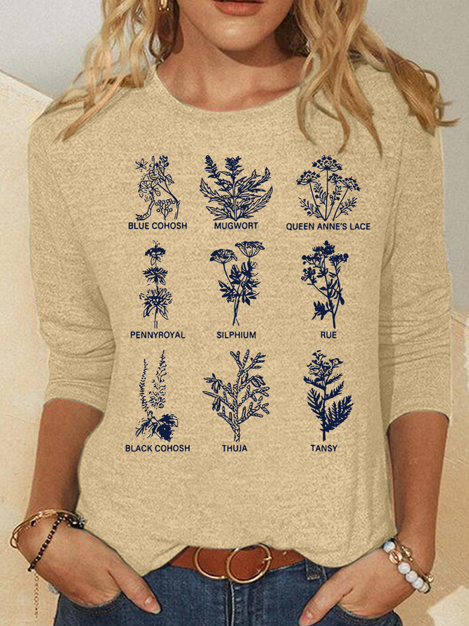 Womens Rights Pro Choice F The Patriarchy My Body My Choice Abortion Plant Tshirt Pro Choice Herbs Casual Long Sleeve Shirt