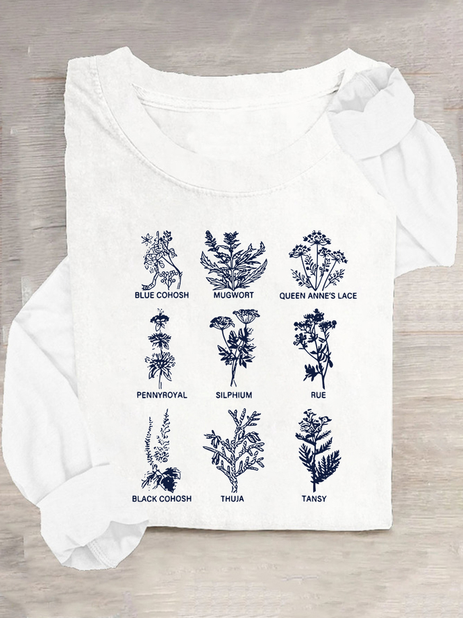Womens Rights Pro Choice F The Patriarchy My Body My Choice Abortion Plant Tshirt Pro Choice Herbs Casual Long Sleeve Shirt