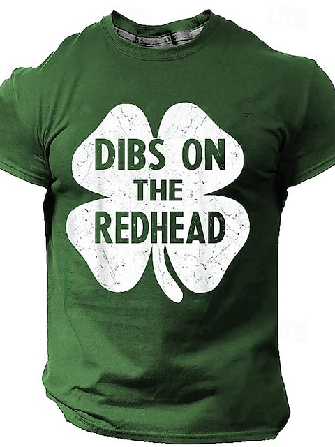 Men‘s Dibs On The Redhead Funny Short Sleeve T-Shirt