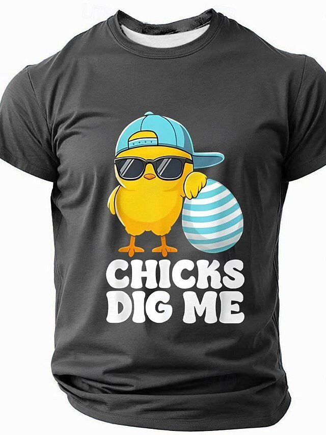 Men's Funny Slang Short Sleeve T-Shirt-Chicks Dig Me