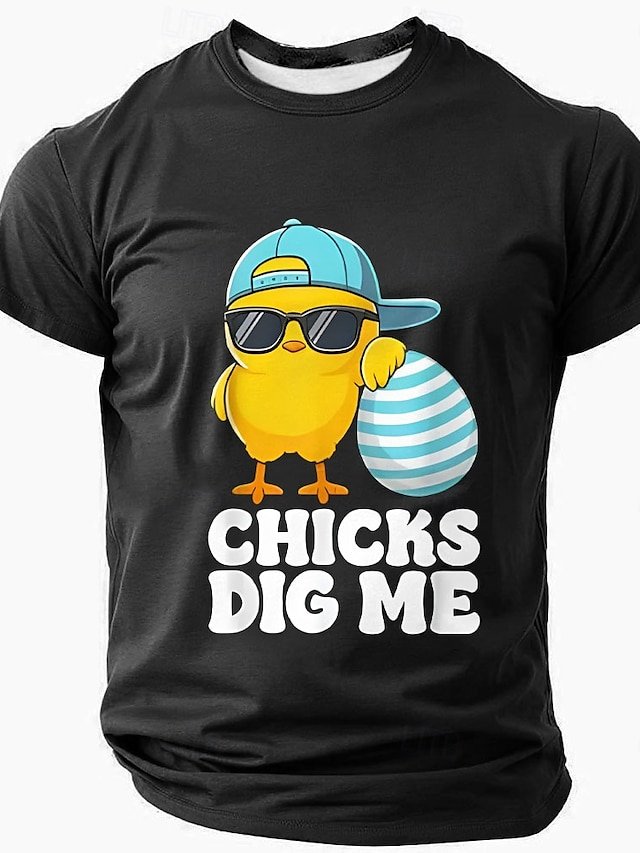 Men's Funny Slang Short Sleeve T-Shirt-Chicks Dig Me