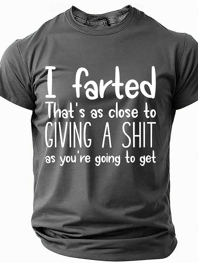 Men's Funny Slang Short Sleeve T shirt