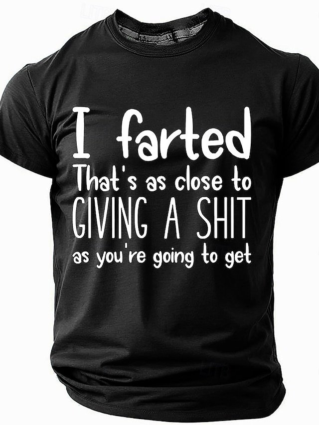 Men's Funny Slang Short Sleeve T shirt