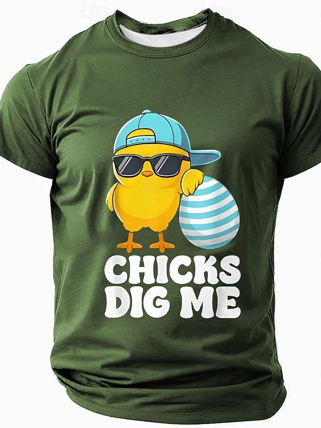 Men's Funny Slang Short Sleeve T-Shirt-Chicks Dig Me