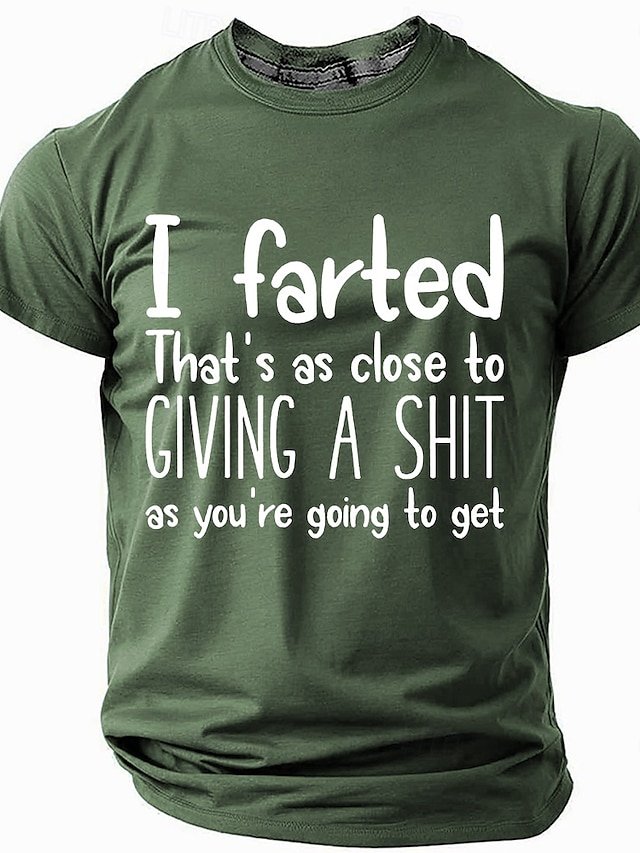 Men's Funny Slang Short Sleeve T shirt