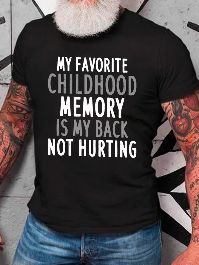 My Favorite Childhood Memory Cotton T-Shirt