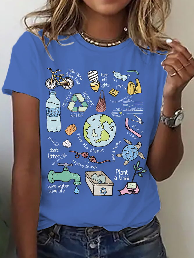 Save The Planet Cotton T-Shirt