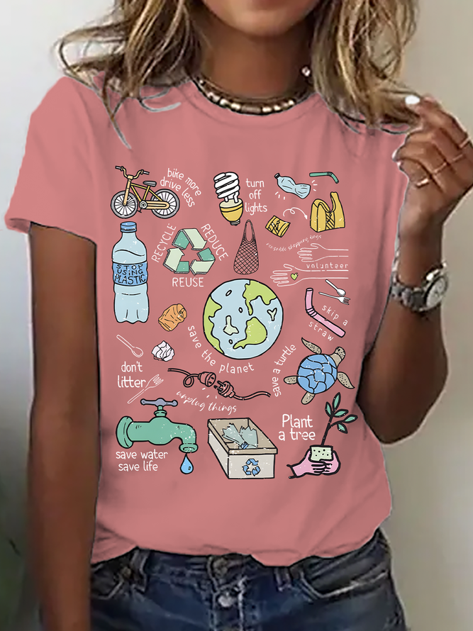 Save The Planet Cotton T-Shirt