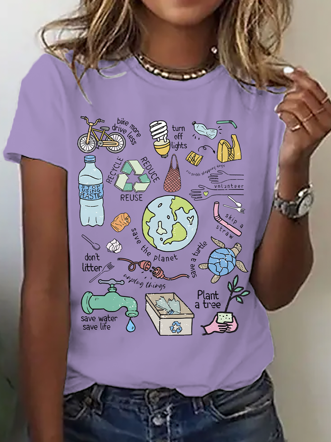 Save The Planet Cotton T-Shirt