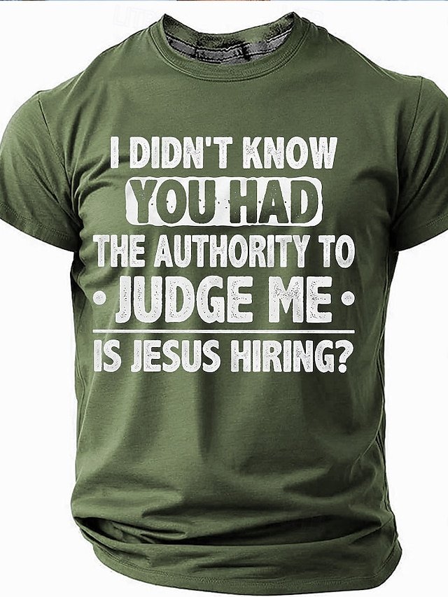 Men's Sarcastic Funny Slang Short Sleeve T-shirt