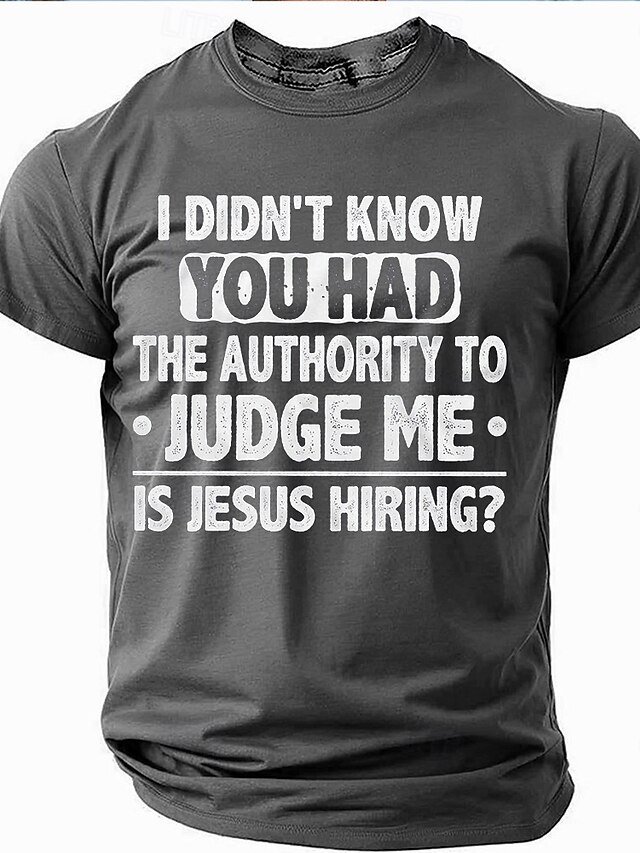 Men's Sarcastic Funny Slang Short Sleeve T-shirt