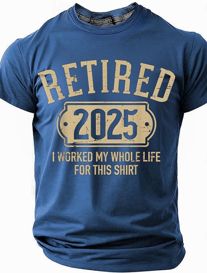 Men's Funny Retired Short Sleeve T shirt