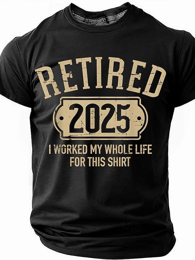 Men's Funny Retired Short Sleeve T shirt