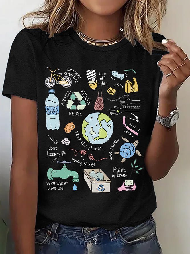 Save The Planet Cotton T-Shirt