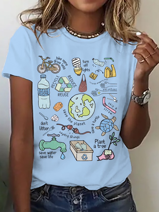 Save The Planet Cotton T-Shirt