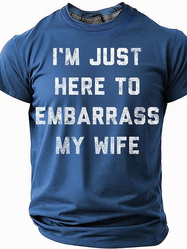Men's Sarcastic Funny Slang Short Sleeve T-shirt