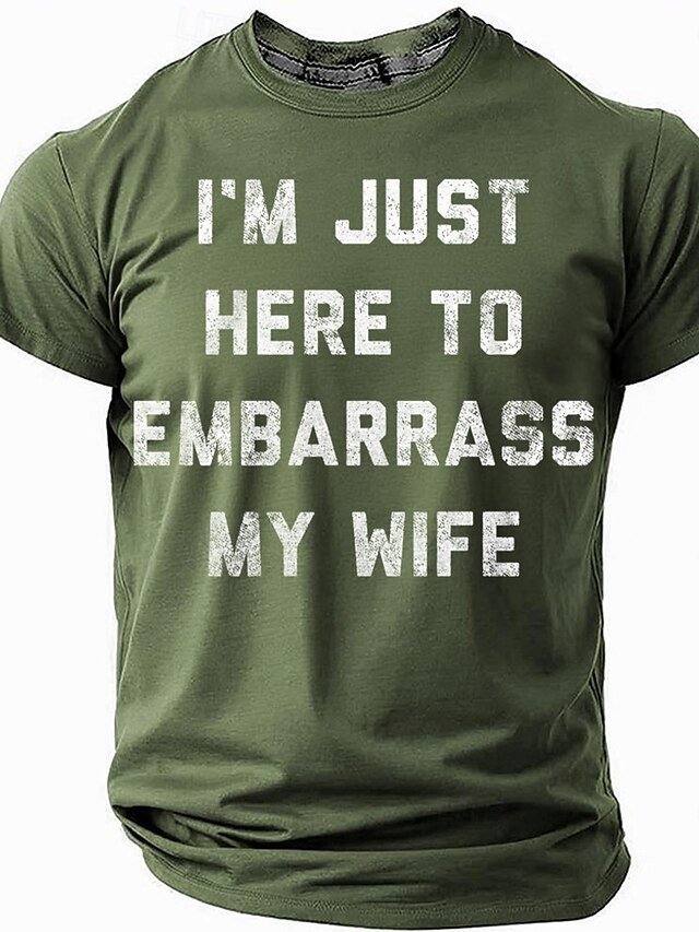 Men's Sarcastic Funny Slang Short Sleeve T-shirt