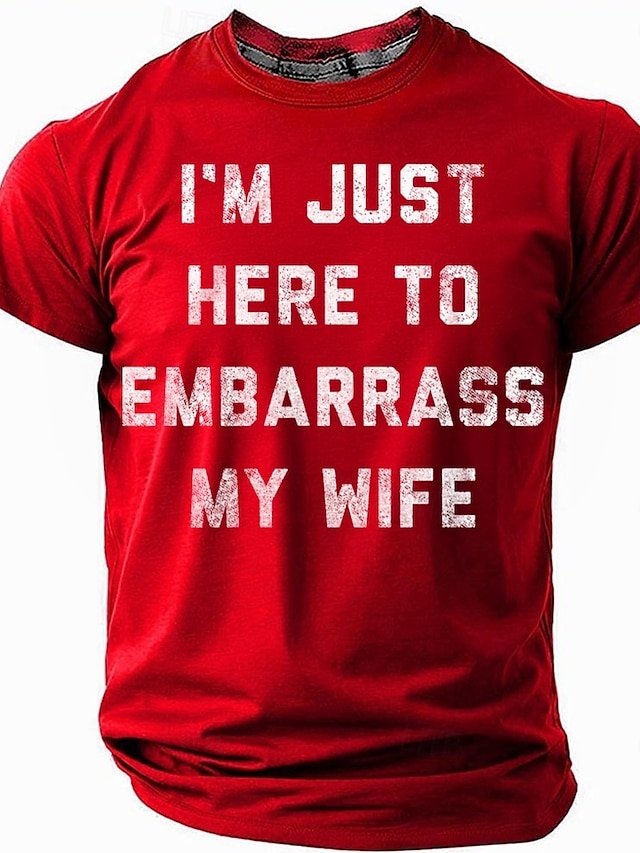 Men's Sarcastic Funny Slang Short Sleeve T-shirt