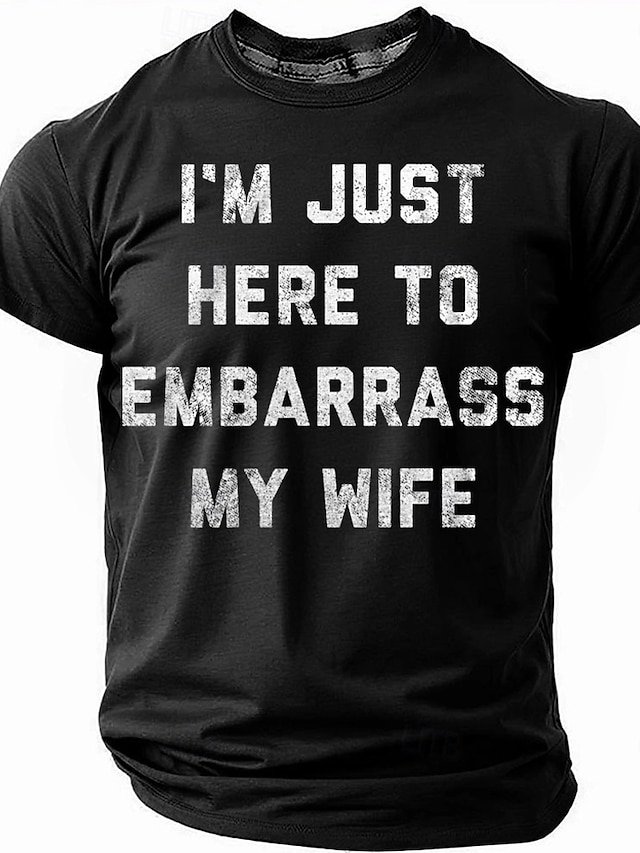 Men's Sarcastic Funny Slang Short Sleeve T-shirt