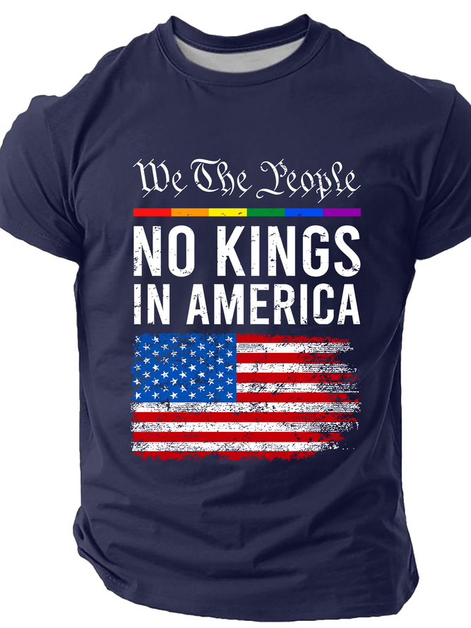 No Kings In America Cotton T-Shirt