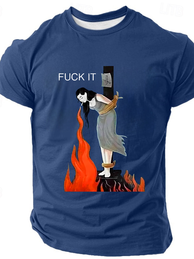 Jesus Fuck It Art Cotton T-Shirt
