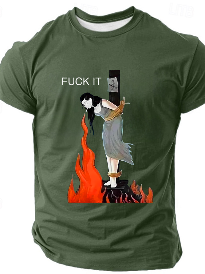 Jesus Fuck It Art Cotton T-Shirt