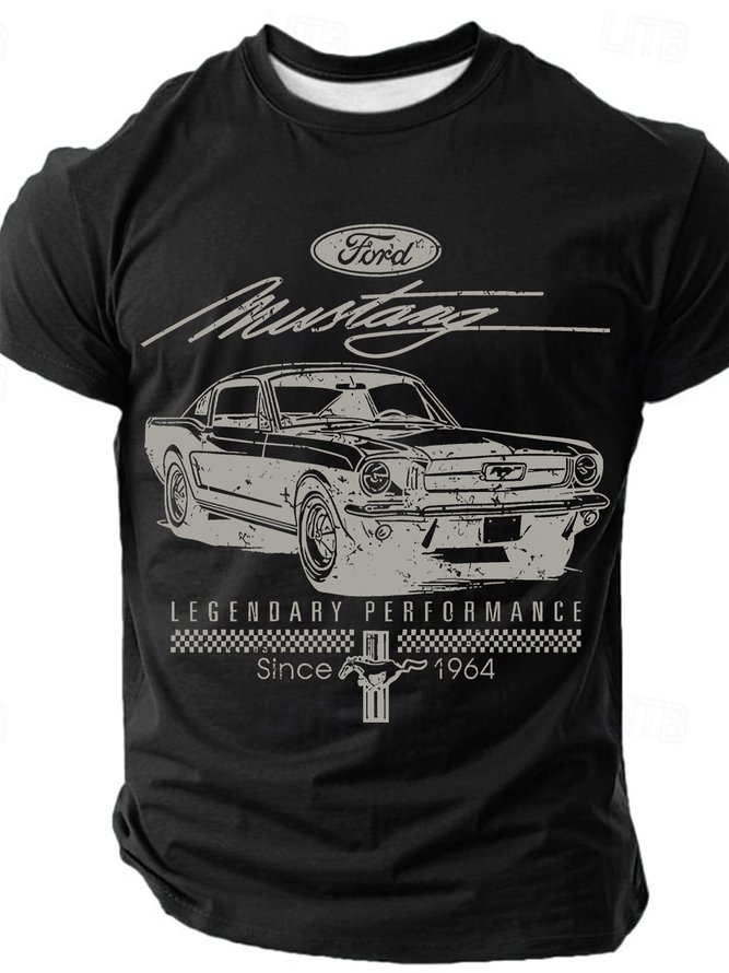 Mustang Script Legendary Cotton T-shirt