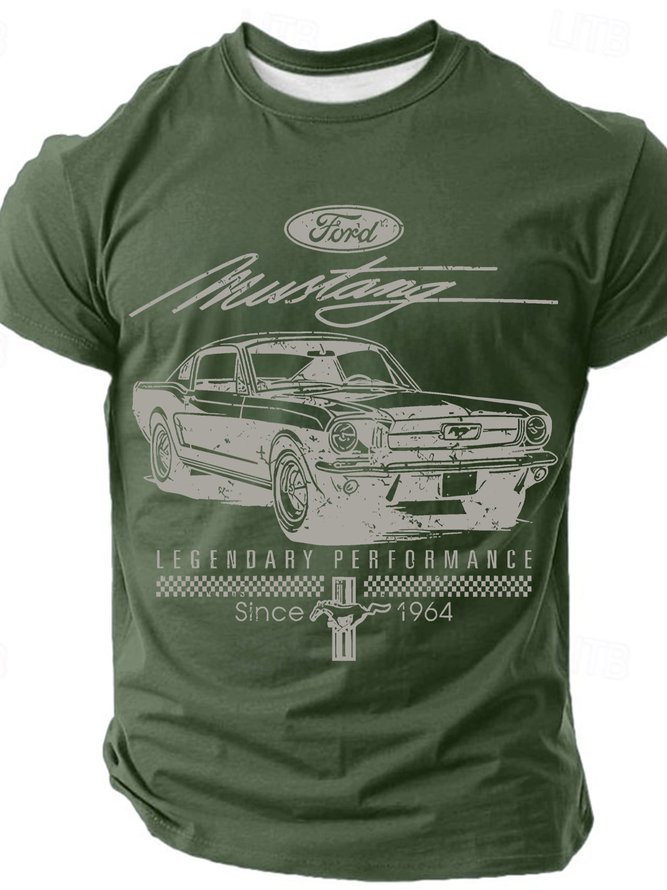 Mustang Script Legendary Cotton T-shirt