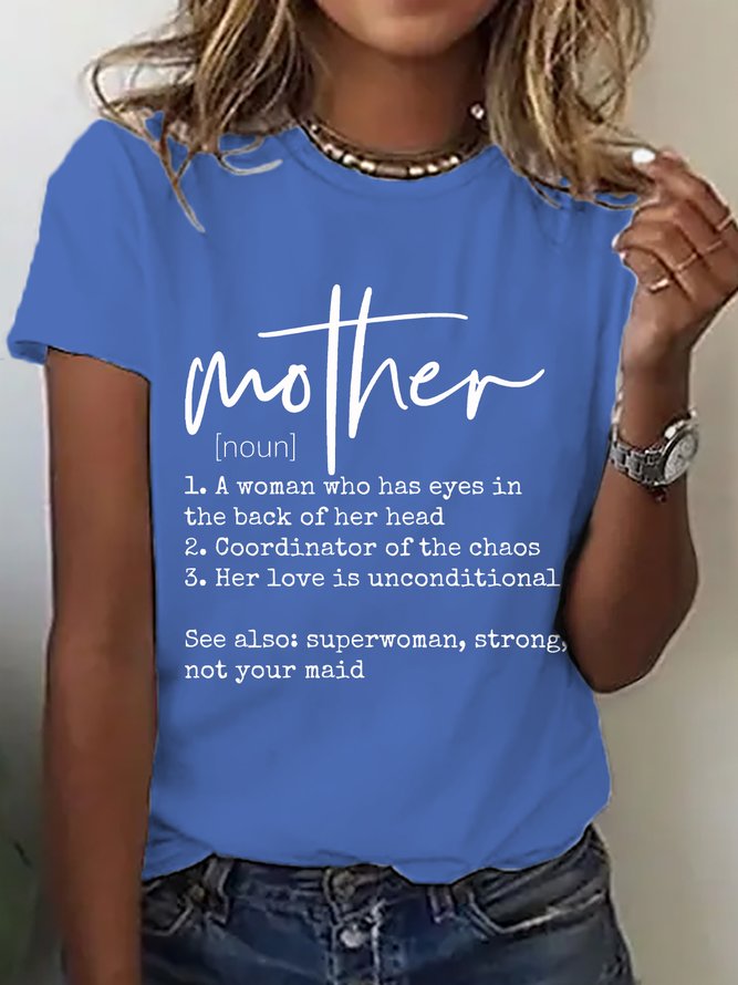 Mother Definition Cotton T-shirt