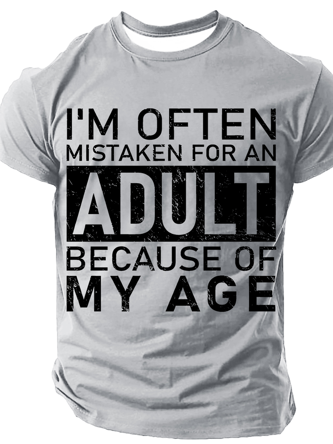 Men's Act My Age Funny Short Sleeve T-shirt