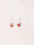 Simple Rhinestone Gem Alloy Earrings