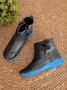 Women Casual Comfy Daily Adjustable Soft Leather Booties