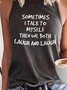 Cotton-Blend Short Sleeve Casual Top