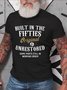 Men's Printed T Shirt With Fifties