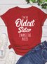 Sister Funny Casual T-shirt